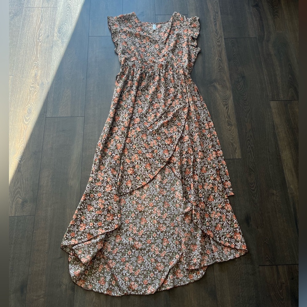 NWOT Grecerelle Wrap Maxi Dress